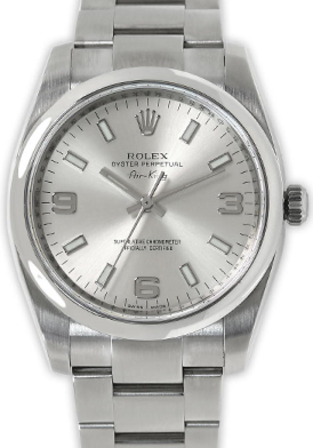 Pre-Owned Steel Rolex Air King 114200 Year 2008